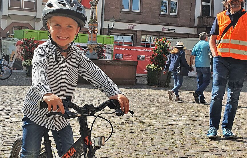 Stadtradeln in Ettlingen Beim Stadtradeln in Ettlingen sind Kleine und Große dabei